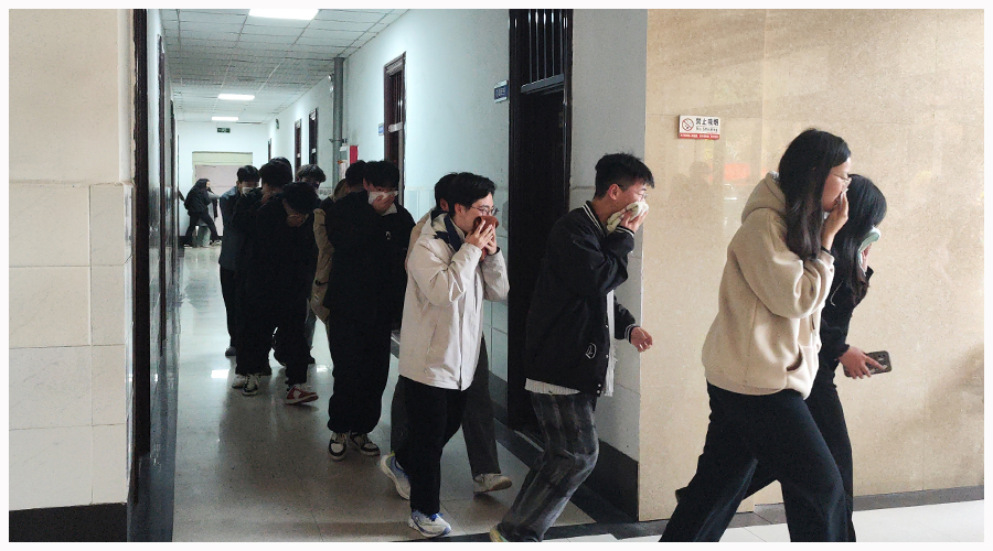 公司组织开展春季火灾疏散演练活动