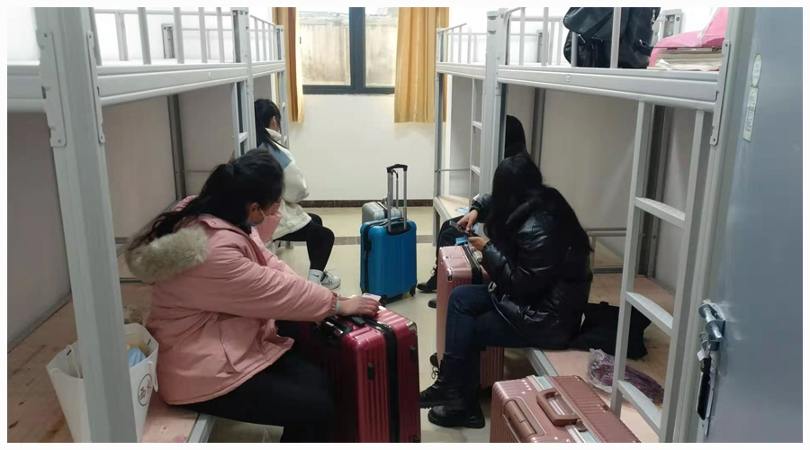 太阳成集团tyc122cc2021年春季开学报到工作有序进行