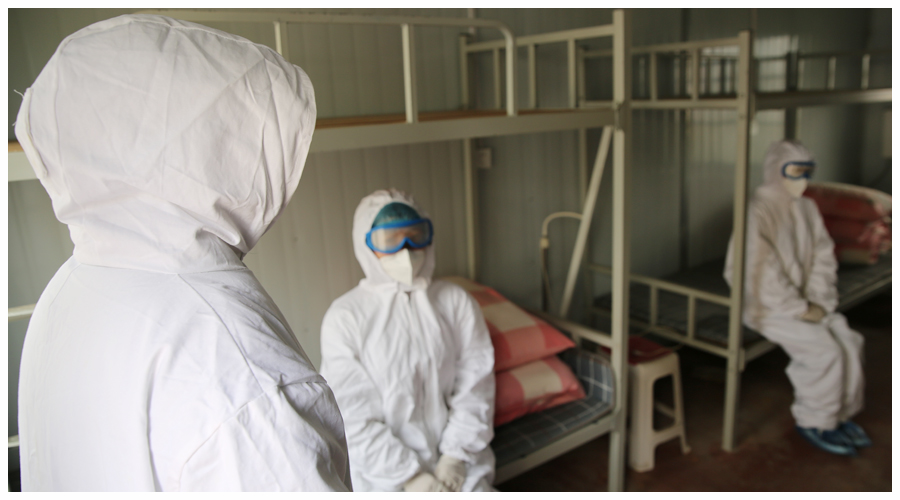 太阳成集团tyc122cc开展全过程全要素实景疫情防控演练