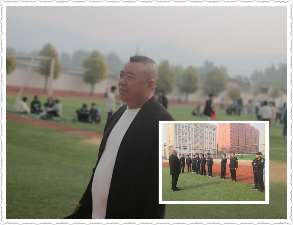 公司组织安保人员进行体能拉练活动