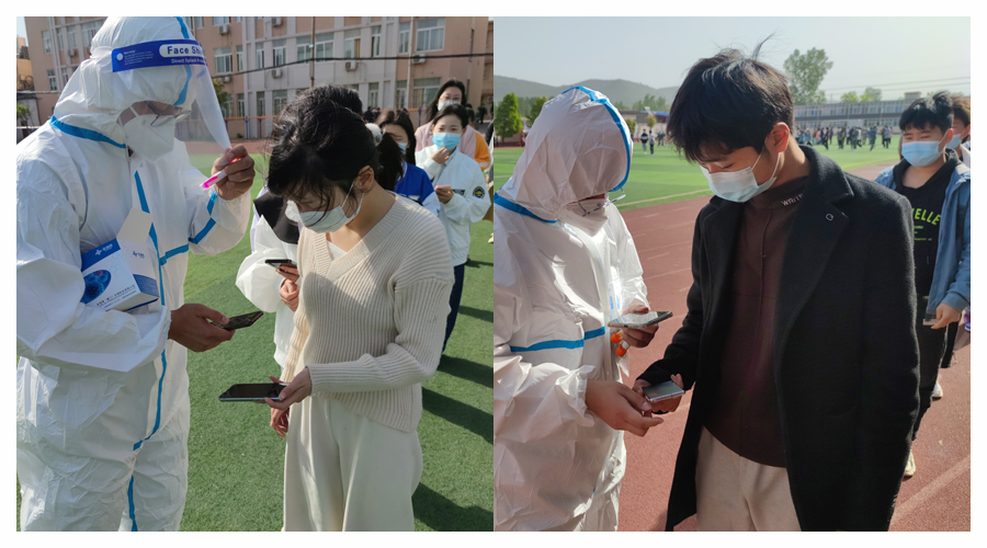 公司组织开展新一轮师生全员核酸检测