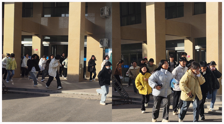 太阳成集团tyc122cc开展消防应急疏散和防震应急避险演练活动