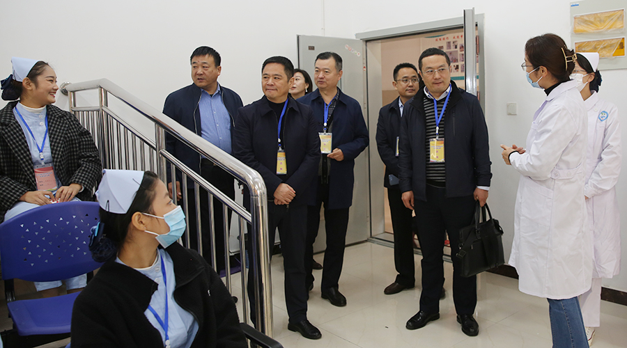 2021年河南省中等职业教育技能大赛护理技能竞赛开幕式在公司隆重举行