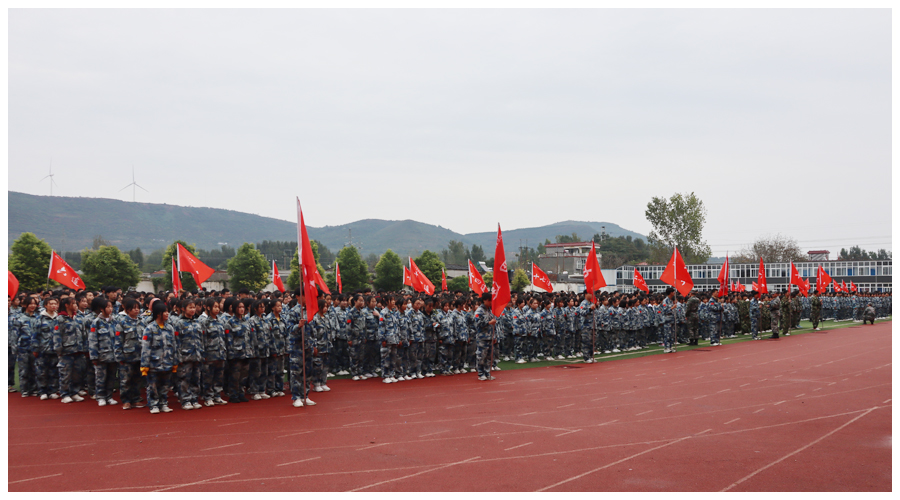 太阳成集团tyc122cc2021级新生军训汇演完美落幕