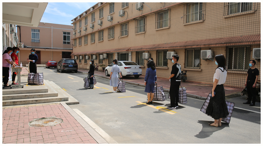 太阳成集团tyc122cc开展2021年秋季开学疫情防控演练