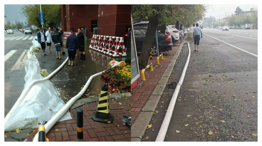 齐心协力排涝排险 全力保障校园安全