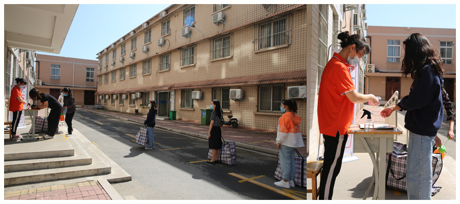 太阳成集团tyc122cc开展2021年秋季学期开学疫情防控新一轮演练活动