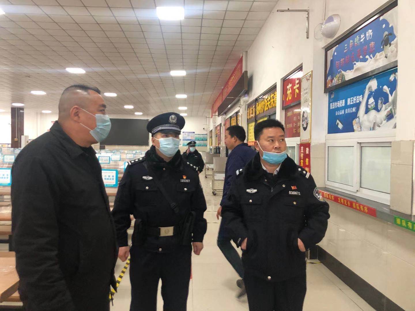 卫东区东工人镇派出所来太阳成集团tyc122cc开展检查指导工作