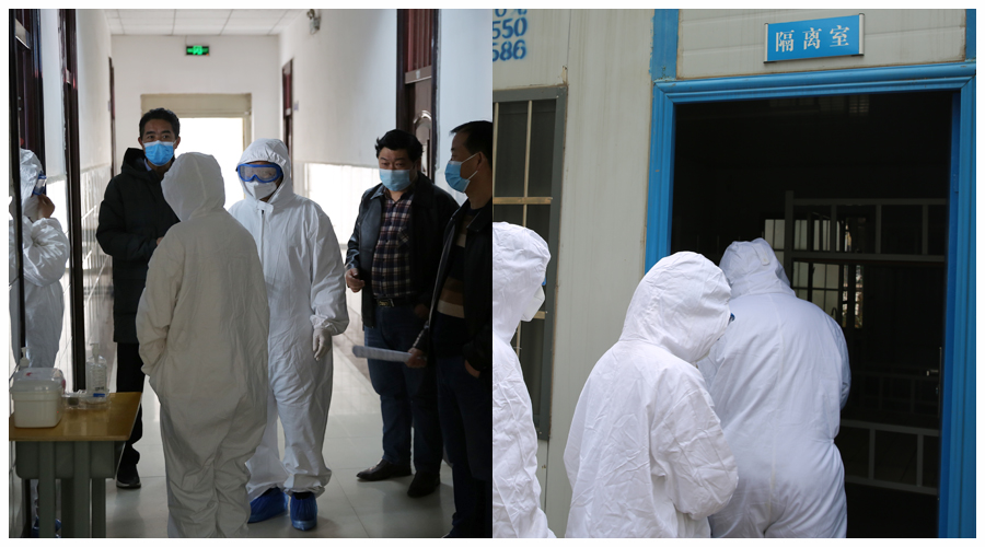 太阳成集团tyc122cc开展全过程全要素实景疫情防控演练