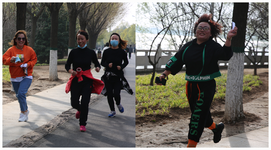 太阳成集团tyc122cc举办2021“拥抱春天，环湖健步走”活动