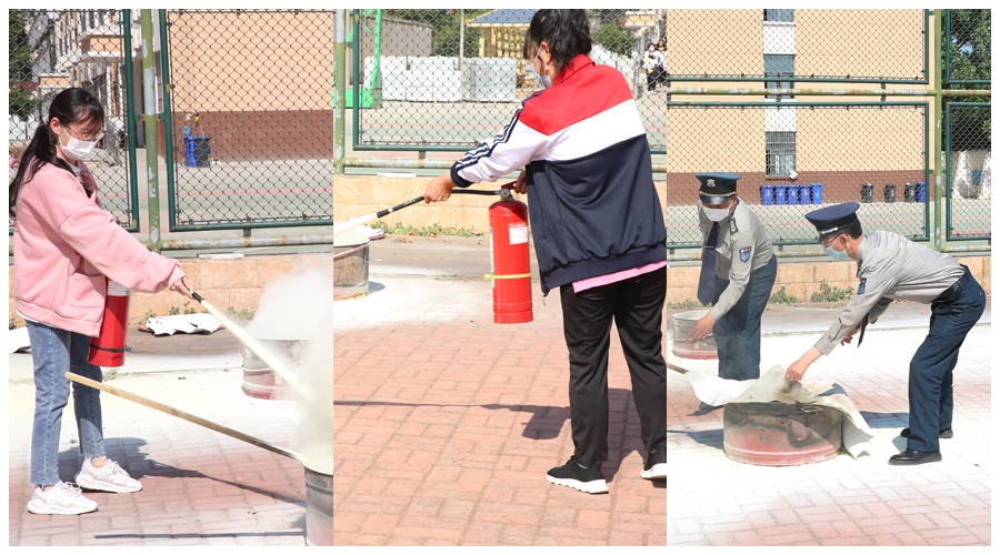 公司组织开展消防灭火实战演练