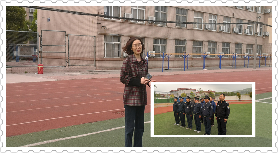 公司组织安保人员进行体能拉练活动