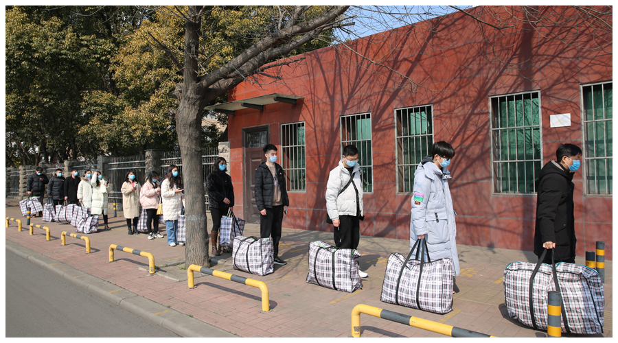 太阳成集团tyc122cc开展2022年春季开学疫情防控演练