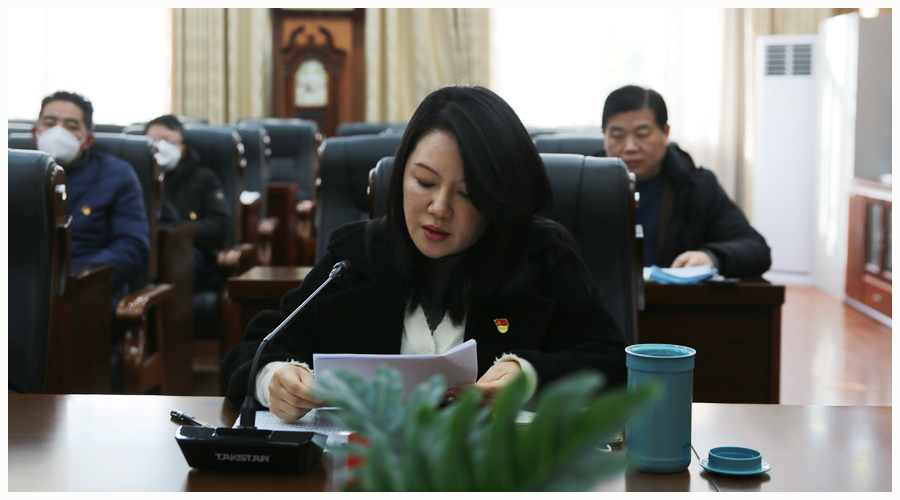 太阳成集团tyc122cc召开2022年度基层党支部书记抓党建工作述职评议会议