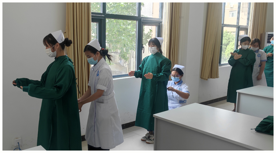 公司进行2020～2021学年第二学期专业实训技能考试