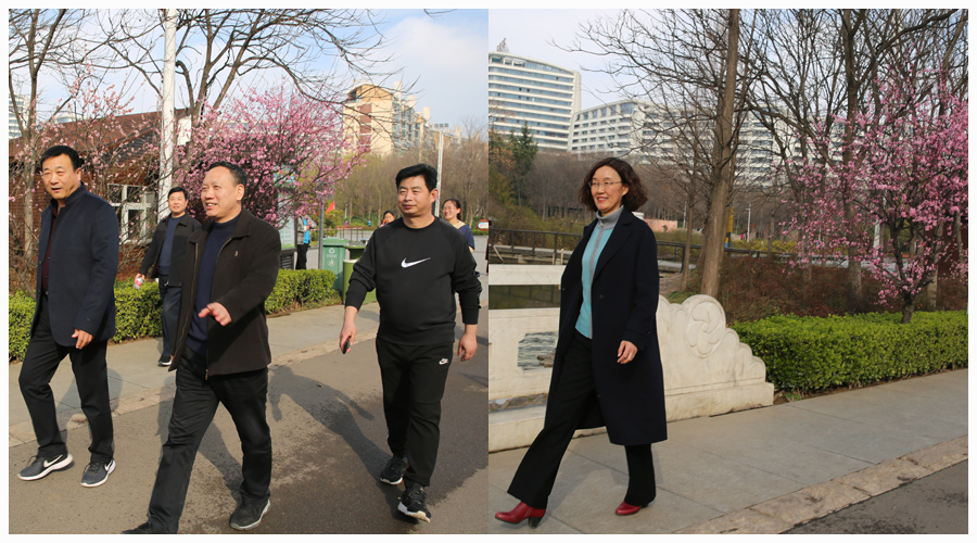 太阳成集团tyc122cc举办2021“拥抱春天，环湖健步走”活动