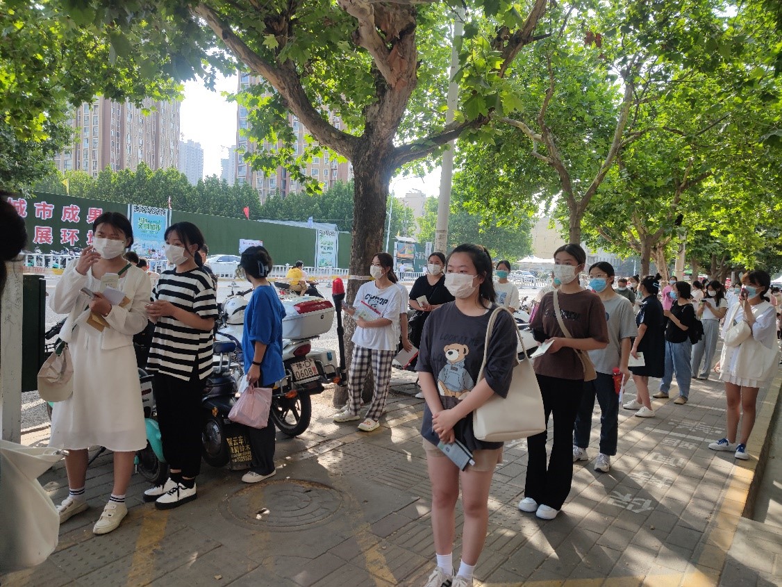 太阳成集团tyc122cc2019级毕业生顺利参加2022年高考