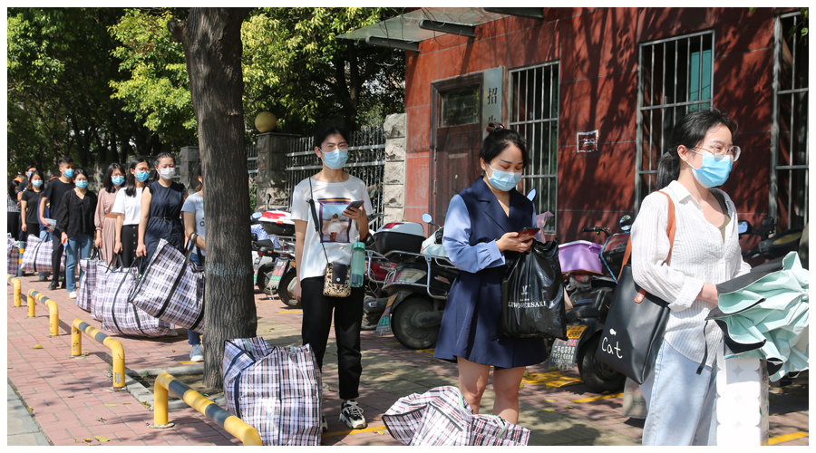 太阳成集团tyc122cc开展2021年秋季学期开学疫情防控新一轮演练活动